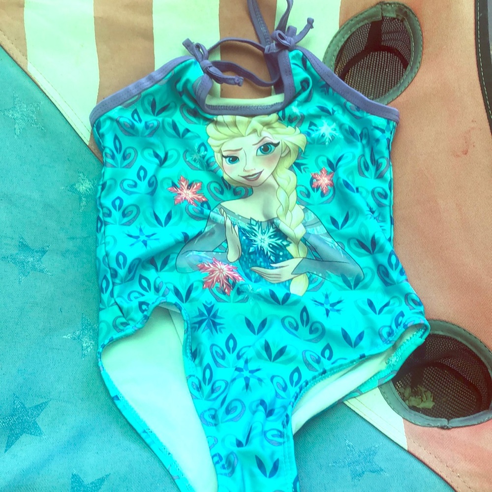 Elsa childs bathing suit